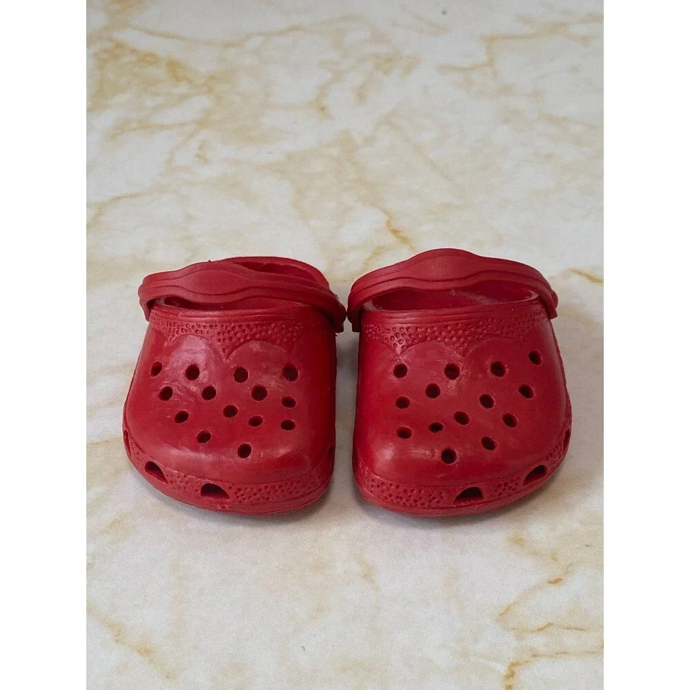 Red Ducs Shoes for 18 inch Doll Clothes Our Generation Doll, American Girl Doll